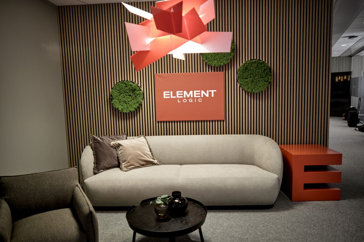 Soffa Lund Element Logics nya kontor